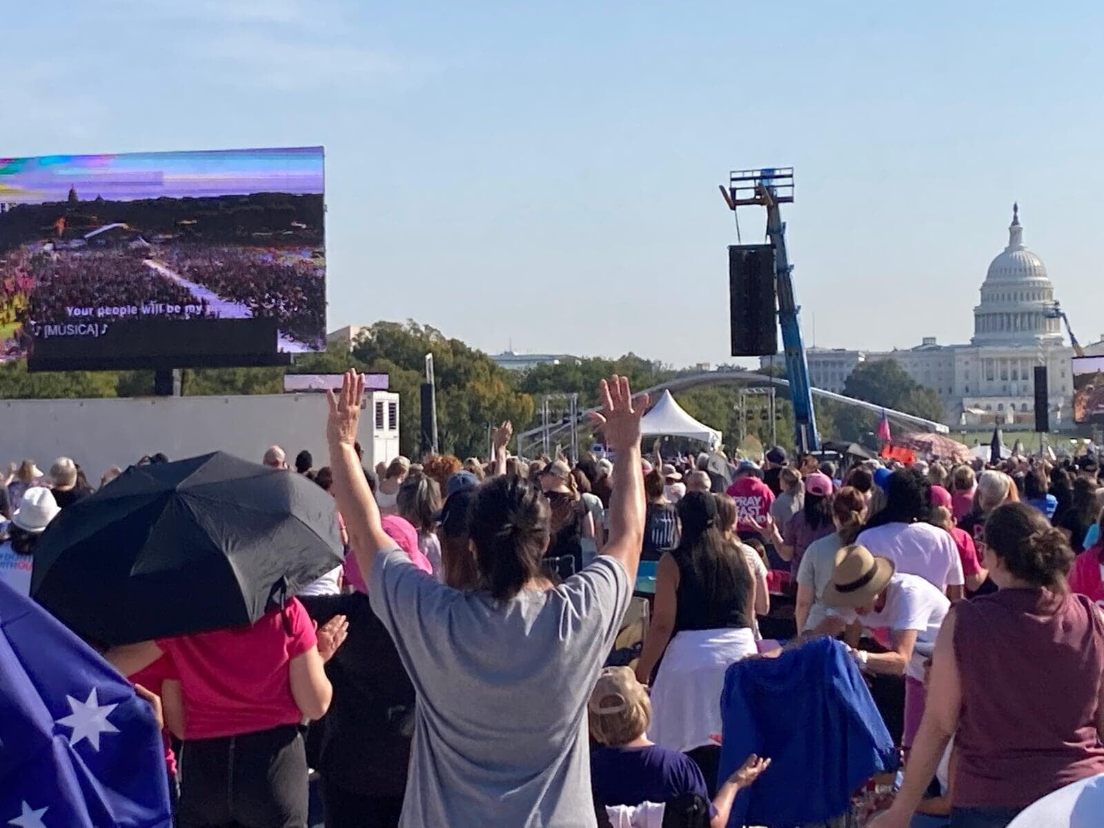 Hundreds of Thousands Gathered in DC for Prayer and Repentance